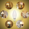 HOLA LED Candelabra Bulb, 40W Equivalent LED Chandelier Bulb, Dimmable