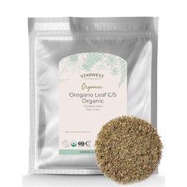 Starwest Botanicals Starwest Botanicals Organic Oregano Dried Leaf - Seasoning Herb for Cooking, Use for Pizza Dishes, Greek, Italian, or Mexican Food, Non-GMO - Bulk 1 lb Bag