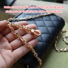 HEEHEE 51.2 Inches Mini Purse Chain Strap Delightful Extending Durable