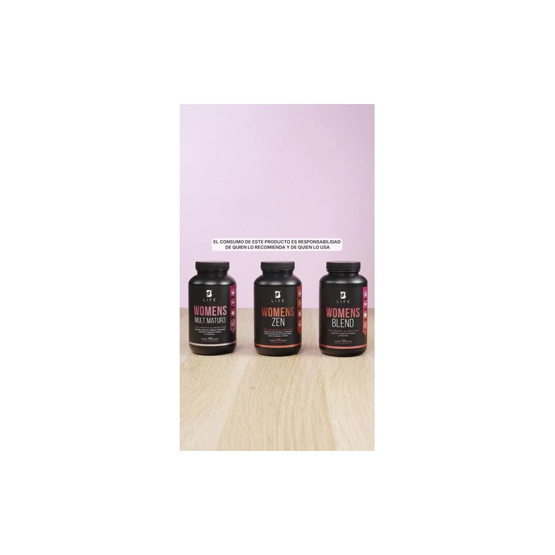 Multivitamínico De Mujer 90 Cápsulas Vitaminas Mujer B Life