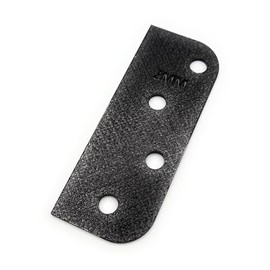 Door Hinge Shims (Set of 3) Hinge Spacer For Interior and Exterior Door Alignment - for 3.5", 4" and 4.5" Standard Hinges (2mm thick, Black, 4-inch)