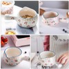 Angoily 1pc Strawberry Milk Pan Ceramic Cooking Pot Milk Boiling