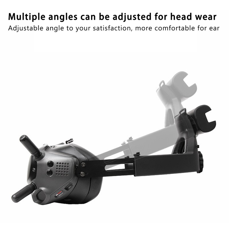 TD78 Adjustable Head Strap Comfortable with Battery Holder for DJI