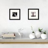 Black 8x8 (20x20 cm) Photo Frames Display 4x4 Pictures -