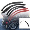 Unbranded Black ABS Pastic Rear Fender Flares Skirts Trim Accent