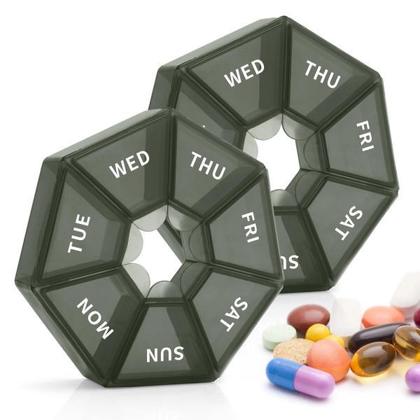 Pill Organizer Pill Case Weekly Pill Organizer Travel Pill Container