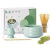 4Pcs Matcha Whisk Set， Matcha Set with Bamboo Matcha Whisk,