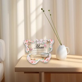 Memorial Gifts for Loss of Mom Sympathy Gift for Loss of Mother Butterfly Acrylic Plaque Remembrance Gift for Mama Bereavement Condolence Gifts for Centerpiece Table Decorations