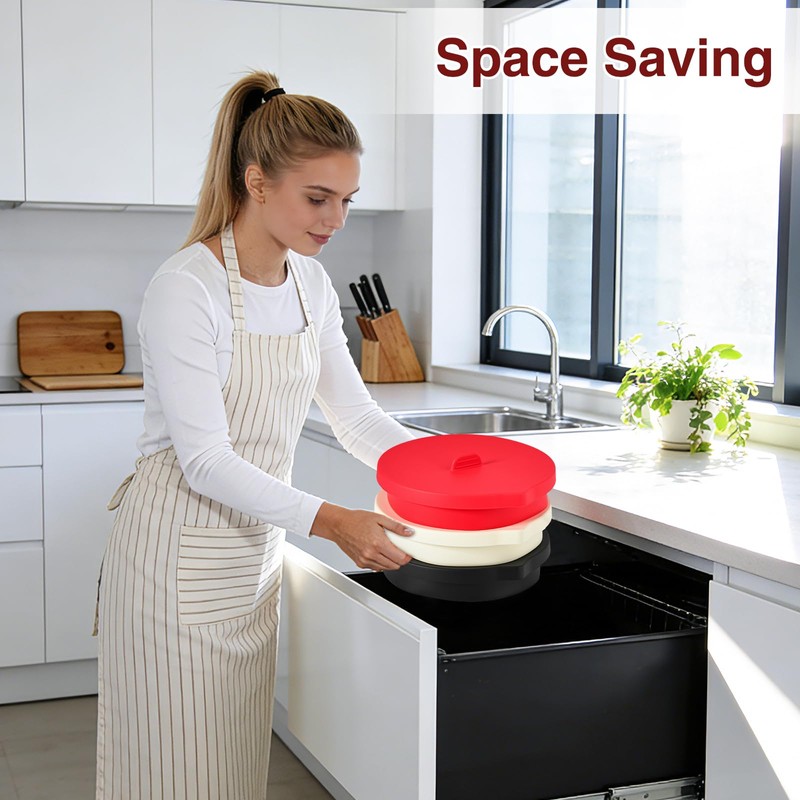 Topcover Silicone Bowl Liners for Kitchen,Silicone Liners Mixer for 5
