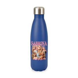 New Spirit Original Vintage 90's style Sabrina Carpenter screw top lid stainless steel water bottle drinks cup water bottle refill cute fun explore travel