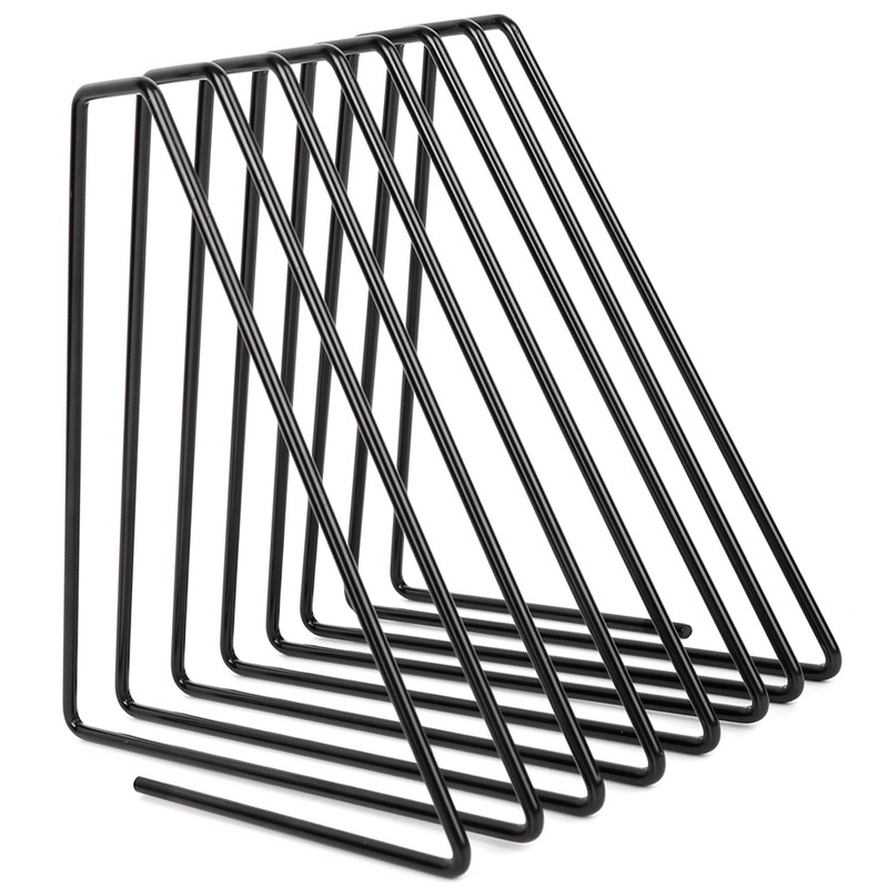 Innovative Desktop Flexible Folding Metal Bookend Book Stand Holder Organizer