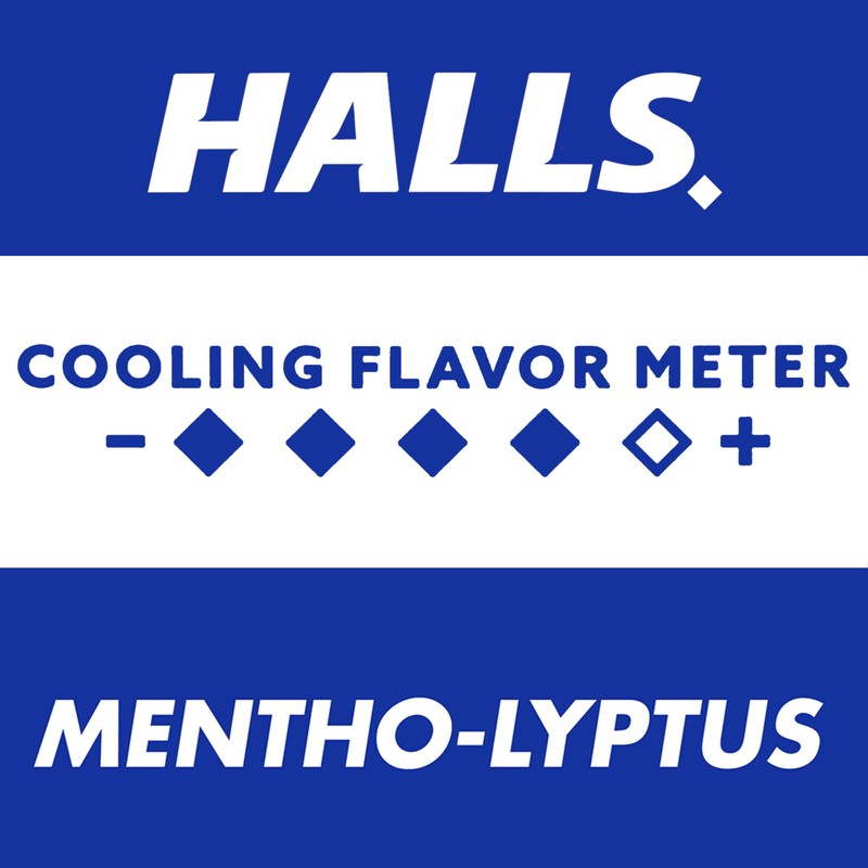 HALLS Relief Mentho-Lyptus Cough Drops, 20 Packs of 9 Drops