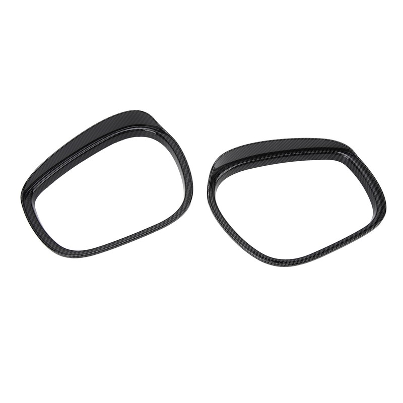 2Pcs Rearview Mirror Rain Eyebrow Frame Door Mirror Frame Trim