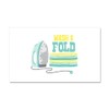 CafePress Wash and Fold Car Magnet 20 X 12 Car