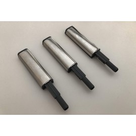 Set of 3 pressure door opener (door damper) for cabinet doors and drawers – push to open – also suitable for kitchen furniture "Metod"