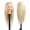Hair Styling Mannequin Head 85% Real Hair Hairdresser Training Head