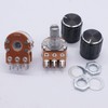 Taiss / 5pcs 10K Ohm 6 Pins Split Shaft Rotary