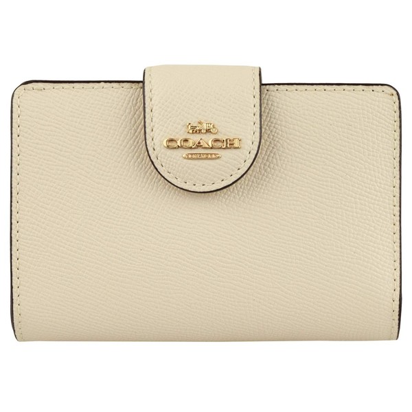 Coach Women's F6390 Medium Corner Zip Wallet, Plain (1) IMCHK