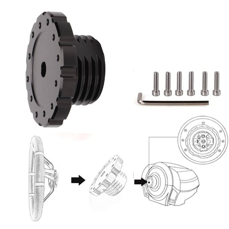 Gaming Steering Wheel Adapter for Professional Aluminium Steering Wheel Adapter