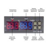 2Pcs All-Purpose Intelligent Digital Display Temperature and Humidity Controller with
