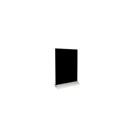 Securit Melamine Resin Silhouette A4 Table Chalk Board, Black