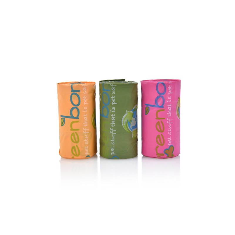 Greenbone BioBase Pet Poop Bags - 3 Rolls, 36 Bags