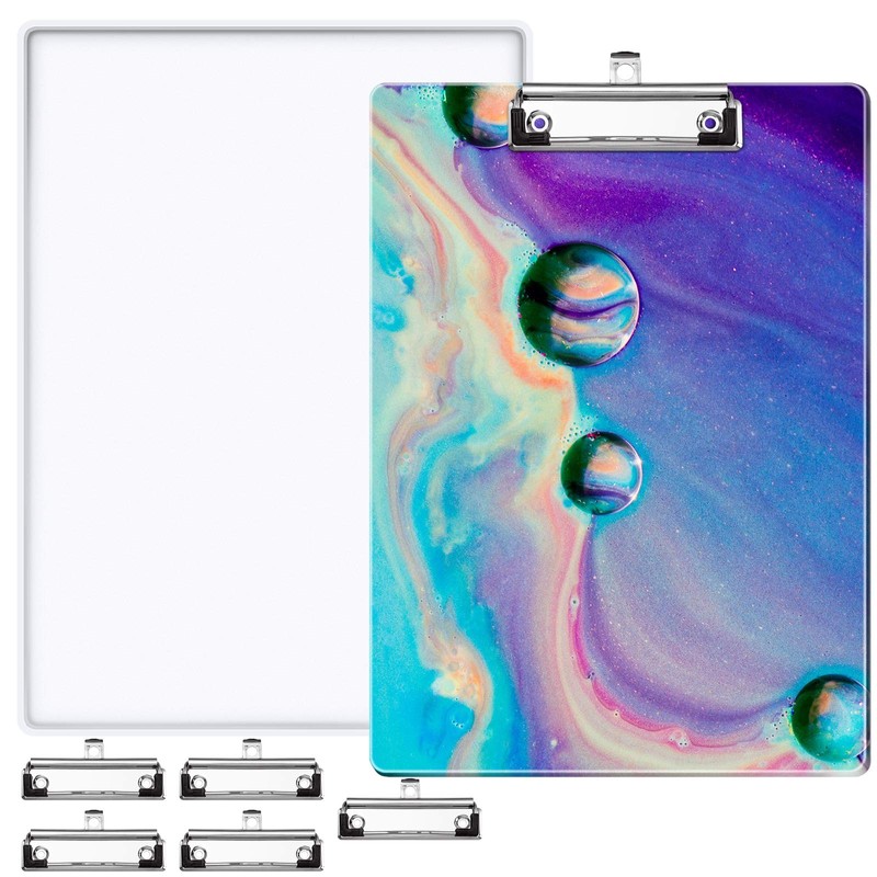 A4 Letter Size Clipboard Epoxy Resin DIY Casting Soft Silicone