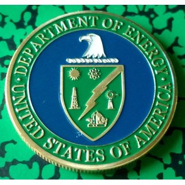 DOE Department of Energy #1224 Government Honor Challenge Coin