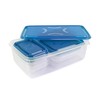 DecorRack 7 Piece Food Storage Container Set, BPA Free Plastic