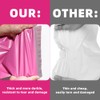 POLYSELLS 200 pcs 6x9 Inches Pink Poly Mailers Shipping Envelopes,