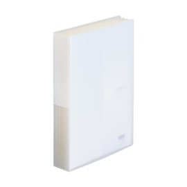 Lihit Lab SOERU N8105-1 Clear Book, A4, 100 Pockets, Frost Clear