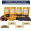 Wildcrafted Sea Moss | Gold - Purple - Green -
