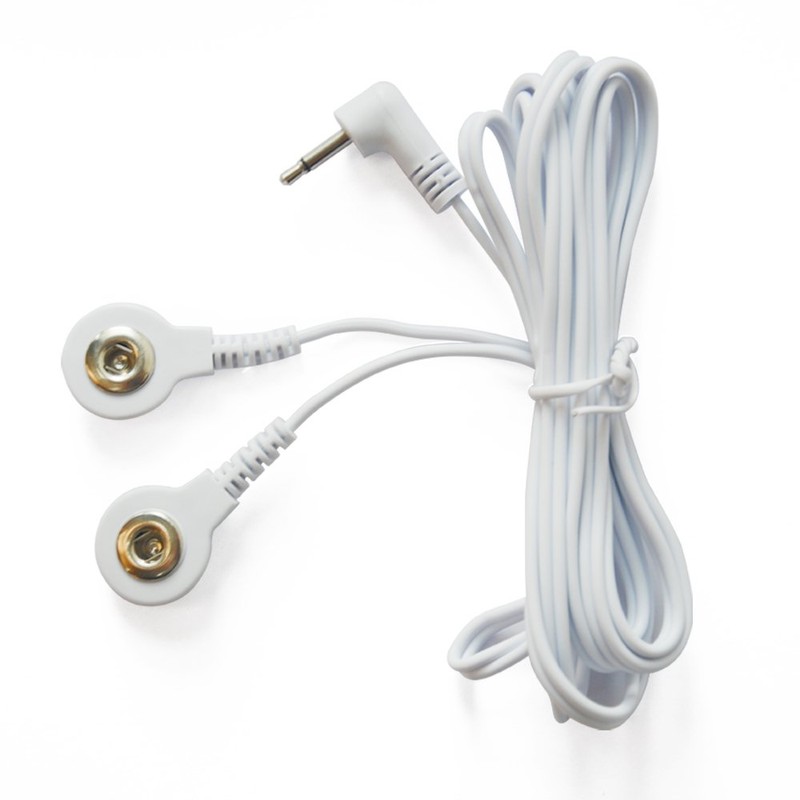 Tens Replacement Lead Wires - Two 3.5mm Snap Connectors -
