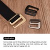 sourcing map Metal G Hooks Webbing Buckles, 2Pcs 0.98" 25mm
