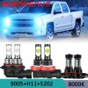 SHENKENUO For Chevy Silverado 1500 2007-2015 - 6x 8K LED