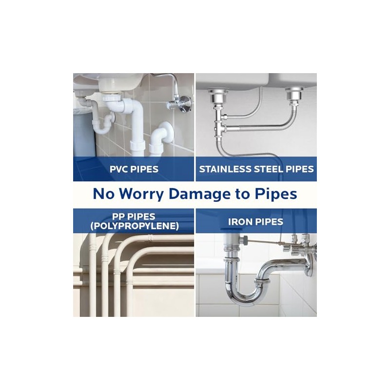 Fast-Acting Drain Cleaner Powder for Home Plumbing Maintenance