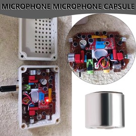 Be In Your Mind Microphone Pickup 6 x 5.2 mm Microphone Capsule Suitable for Cassette Recorder Wireless Microphone Voice Control Splitter Pack of 10