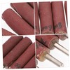 LALAFINA 1Set Abrasive Flap Wheel for Rotary Tools Cylinder Head