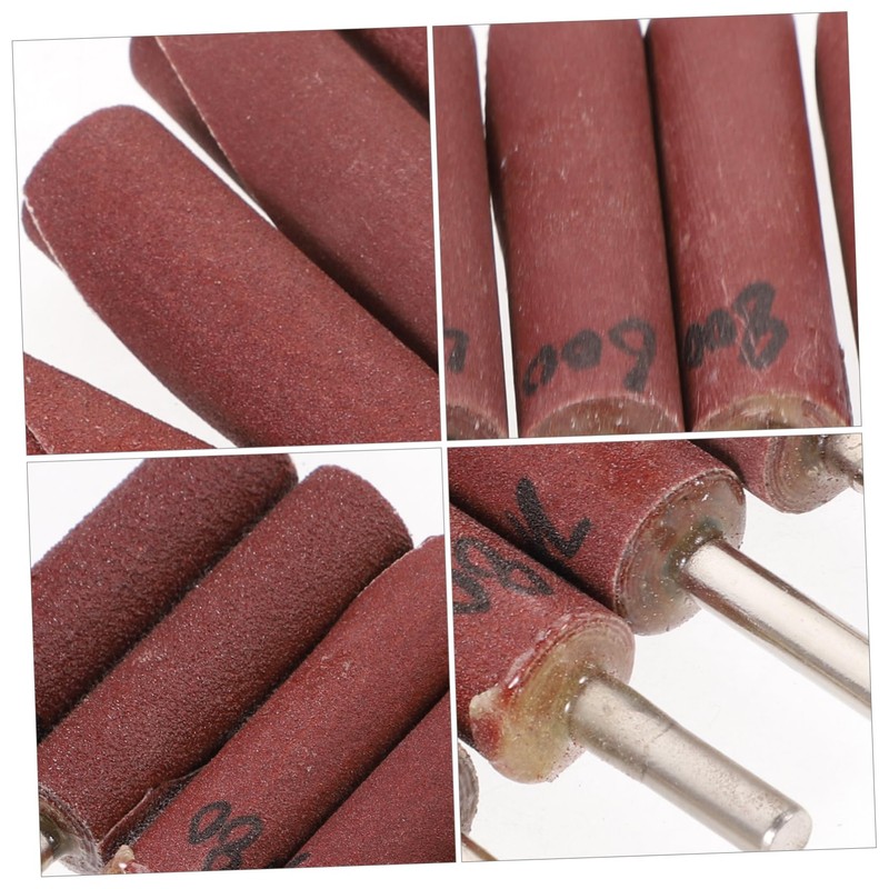 LALAFINA 1Set Abrasive Flap Wheel for Rotary Tools Cylinder Head