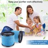 KEEPOW TPAP002 Hepa Filter Replacement Compatible with TOPPIN TPAP002 HEPA