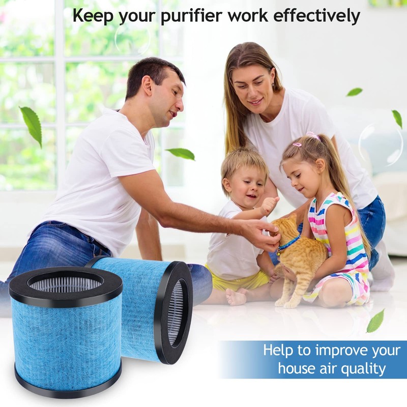 KEEPOW TPAP002 Hepa Filter Replacement Compatible with TOPPIN TPAP002 HEPA