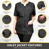 CHARLENE Haley Short Sleeves Jacket | High Fashion Hair Stylist
