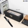 A-ITEM Watch Storage Case (Cow Leather) 5 Piece Luxury Watch