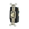 Leviton 15-Amp 120/277-Volt Toggle Single-Pole AC Quiet Switch, 1281-I, Ivory