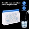 BOXOB Pack of 8 Reusable Ice Bags, 25 x 7