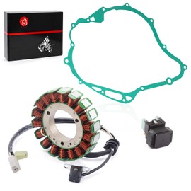Stator & Starter Relay w/Gasket for Yamaha XVS1100 V-Star 1100 2003-2009
