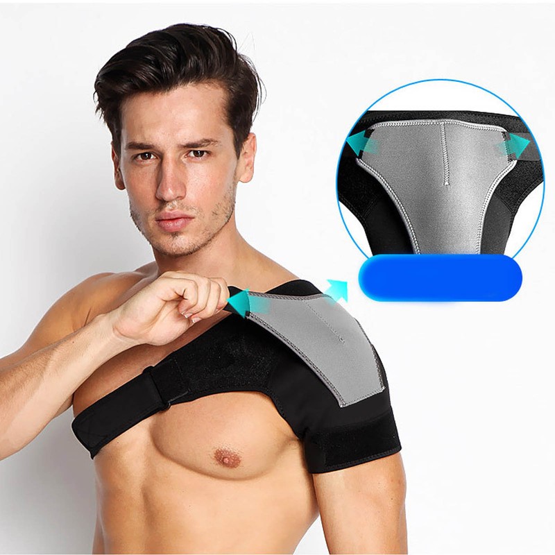 Shoulder Brace Lightweight Adjustable Single Shoulder Support Brace for Muscle