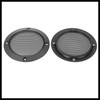 Hihaha 4pcs 4 Inch Metal Glossy Audio Speaker Cover Mesh