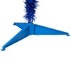 Northlight Pre-Lit Artificial Tinsel Christmas Tree - Blue - 4'
