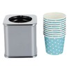 Bathroom Cup Dispenser 3 oz Countertop：Disposable Paper Cup Holders Compact